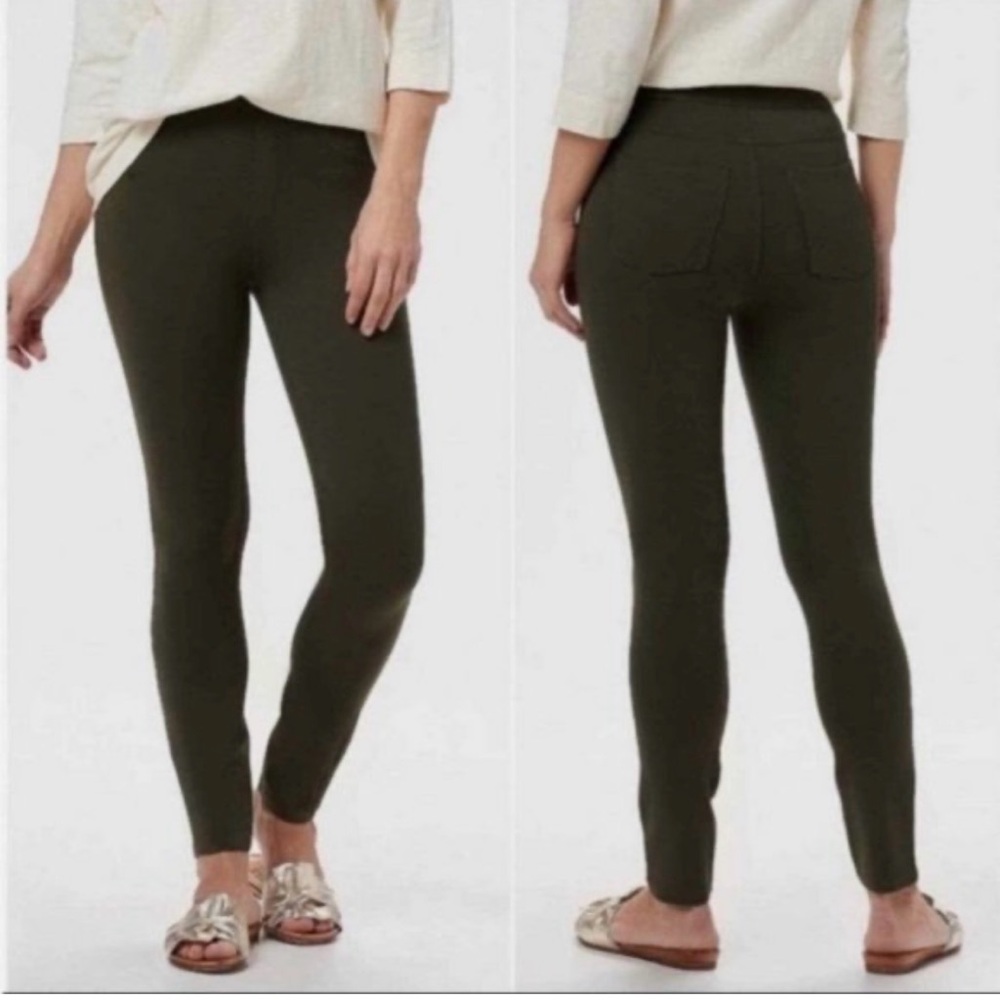 SPANX Olive Green Leggings Size XL